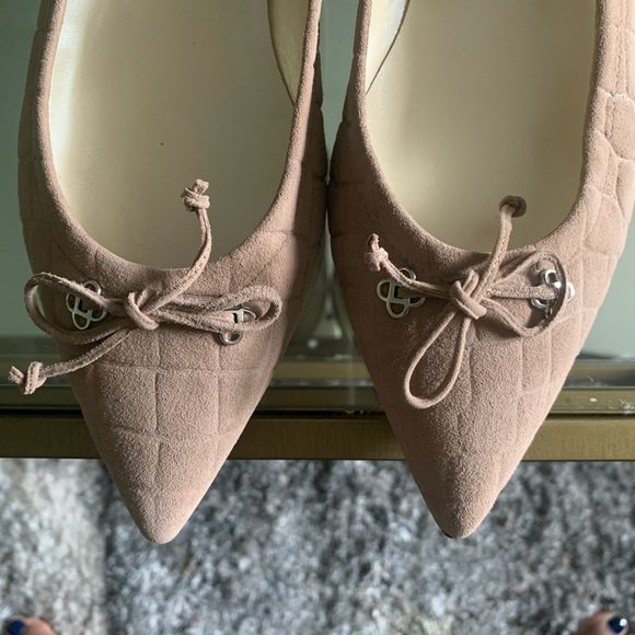 Oscar de la Renta Aiden Suede Flats - Picture 3 of 6